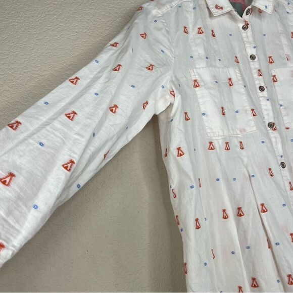 Maeve Anthropologie Blouse Miette Teepee Size 4 - Picture 3 of 10